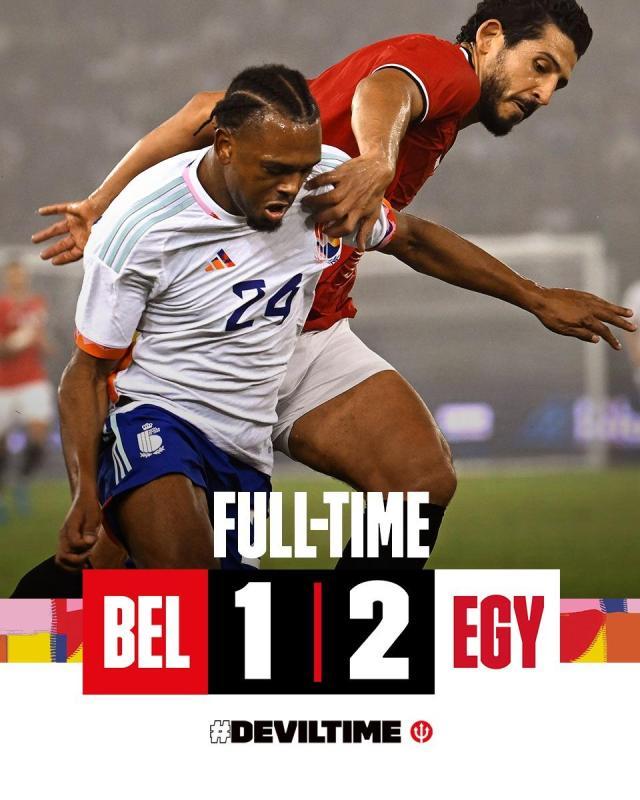 【热身】丁丁失误,萨拉赫助攻,比利时1比2不敌埃及